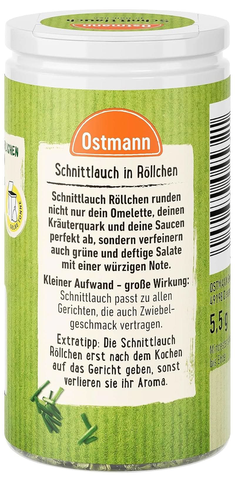 Ostmannm Arpagic în rulouri (designul ambalajului poate varia) Condimente Naty Shop