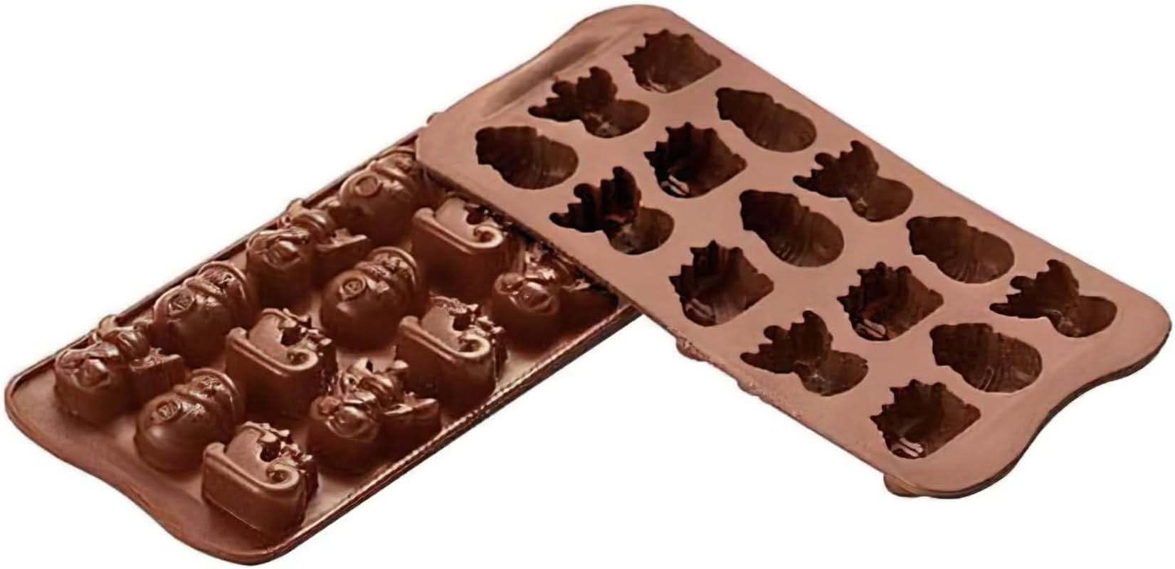 Silikomart 199194, per Praline di Cioccolato, motivo Inverno Cucina Naty Shop Inverno