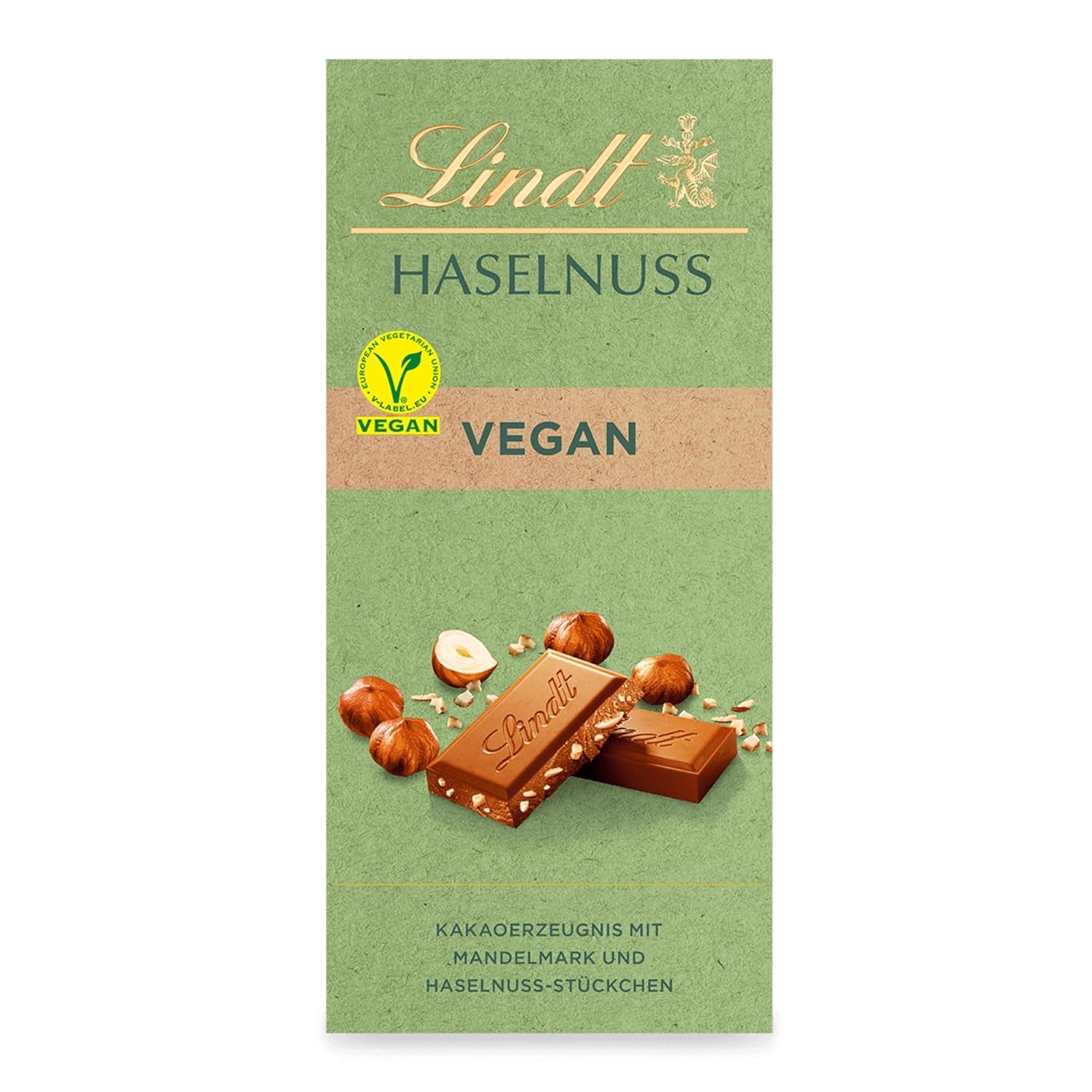 Ciocolata Lindt cu lapte integral fara zahar adaugat și fără gluten, 100 grame Bomboane de Ciocolata Naty Shop 100 grame Ciocolata cu bucatele de alune de padure (vegan)