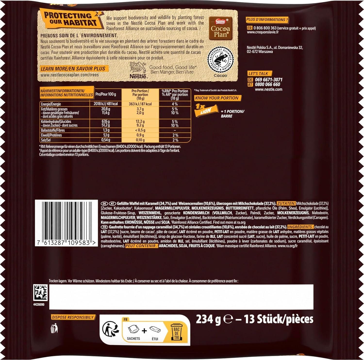 Leone Mini Confezione da 2 (1x234g)