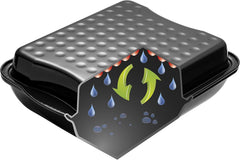 Dr. Oetker Maxi-Bräter Mit Deckel BACK-IDEE KREATIV, Brat- Und Auflaufform Aus Hochwertigem Stahlblech Mit Emaillierung, Eckige Form, Schnitt- Und Kratzfest - Spülmaschinengeeignet in Schwarz Stampi e vassoi per dolci Naty Shop