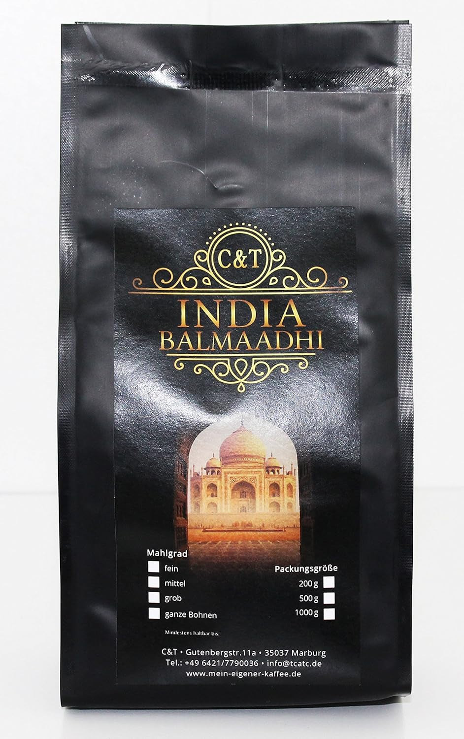 C&T Coffee INDIA BALMAADHI ESTATE 250g espresso de origine unică