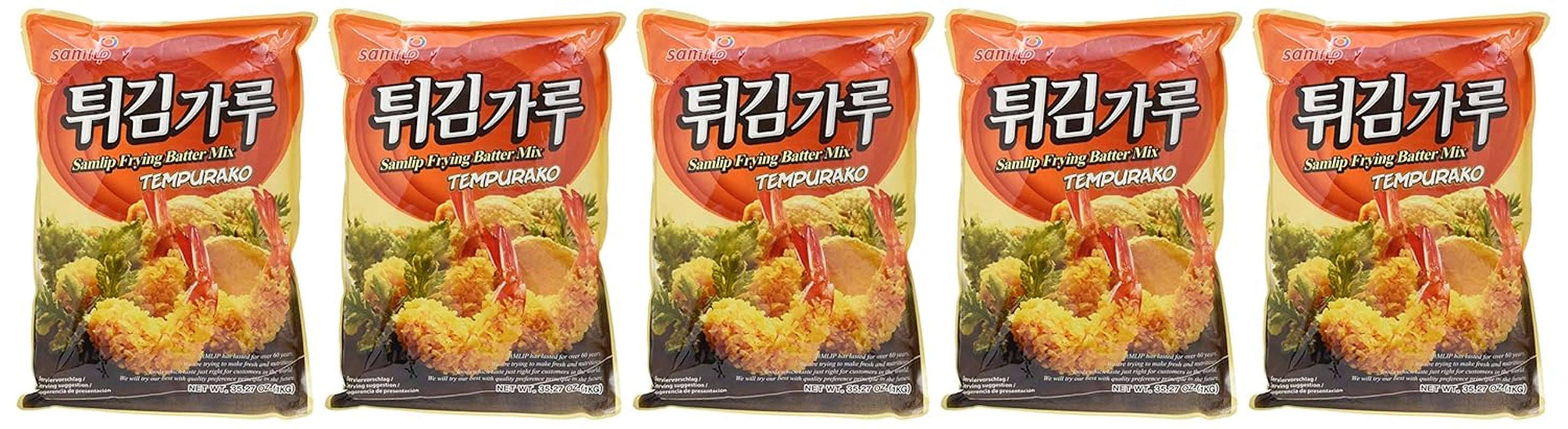 Backmischung Für Tempura Gerichte, 5Er Pack (5 X 1 Kg) Miscela per panificazione e cottura Naty Shop