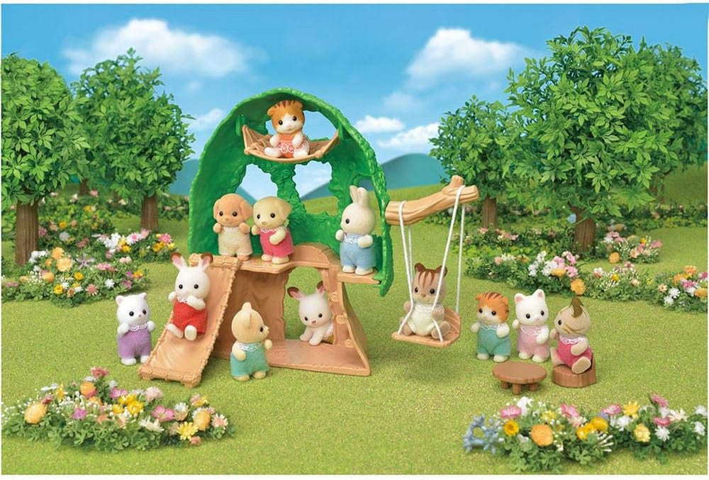 Sylvanian Families 5318 Baby Adventure Tree House - Casa delle bambole Playset Case delle bambole Naty Shop