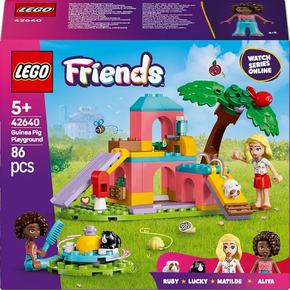 LEGO Friends Guinea Pig Playground Set da costruzione e gioco di finzione con 2 minifigure e 2 animali Giocattolo per ragazze 5+ Set di animali 42640 Set da costruzione Besuche den LEGO-Store