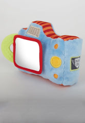 SIGIKID 42678 cameră de pluș Play & Cool fete și băieți jucărie pentru copii recomandată de la 3 luni albastru/multicolor Jucarii Bebe Naty Shop