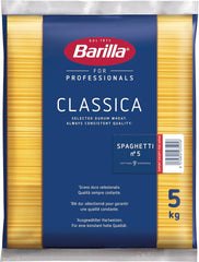Spaghetti di Grano Duro Barilla n. 5 – Confezione da 1 (1x5kg)