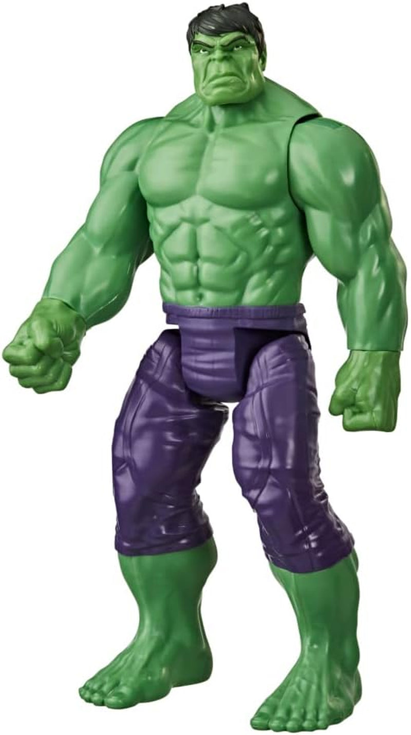 Hasbro E74755L2 Marvel Avengers Titan Hero Series Blast Gear Deluxe Hulk Action Figure 30 cm Grande Marvel Comics Giocattolo ispirato per bambini 4+ Action Figure Naty Shop Titolo predefinito