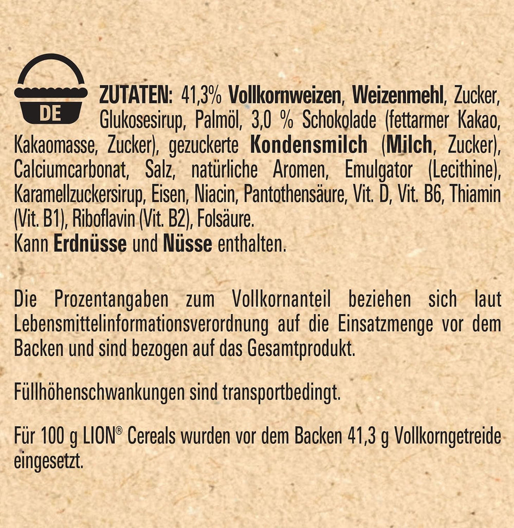 Cereali (+20%), cereali al cioccolato e caramello e cereali integrali al 41%, fiocchi per colazione con vitamine e minerali, confezione da 2 (1 x 480 g)