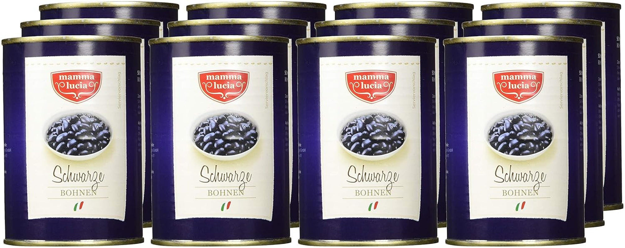 Fagioli neri, confezione da 12 (12 x 425 ml)