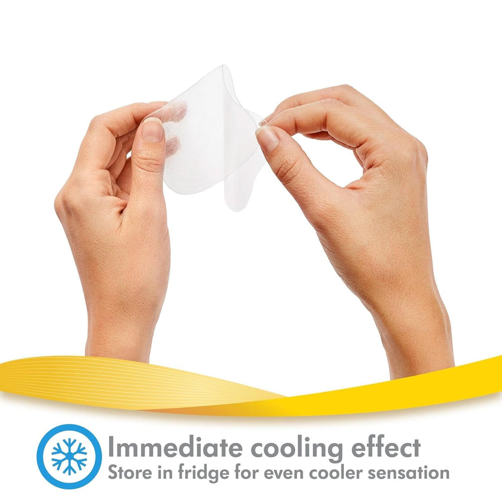 Medela Assorbenti Hydrogel - sollievo immediato e raffreddamento per capezzoli irritati - riutilizzabili - confezione da 4 assorbenti sterili, confezionati singolarmente Accessori Alimentazione e Allattamento Bebe Naty Shop