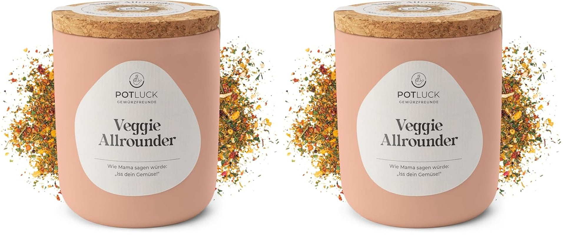 Potluck | Spezie Stullen | Gewürzzubereitung im Keramiktopf | 60 g| Vegano, senza glutine e con ingredienti naturali