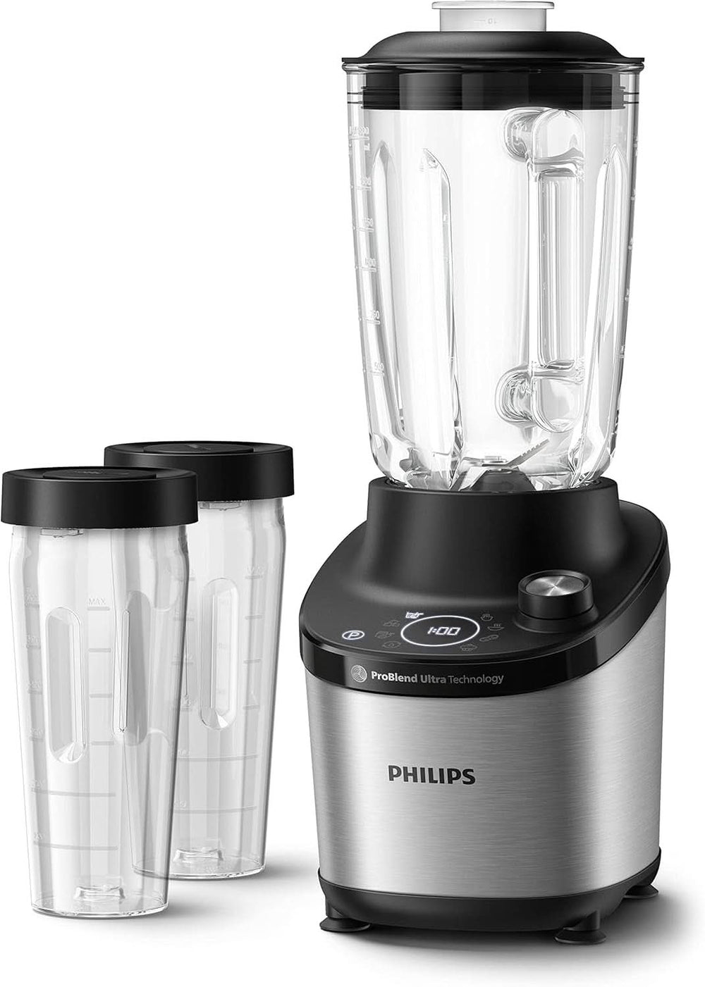 Frullatore PHILIPS Serie 7000 HR3760/00, 2l, 1500W, 12 velocità, nero Cucina Naty Shop