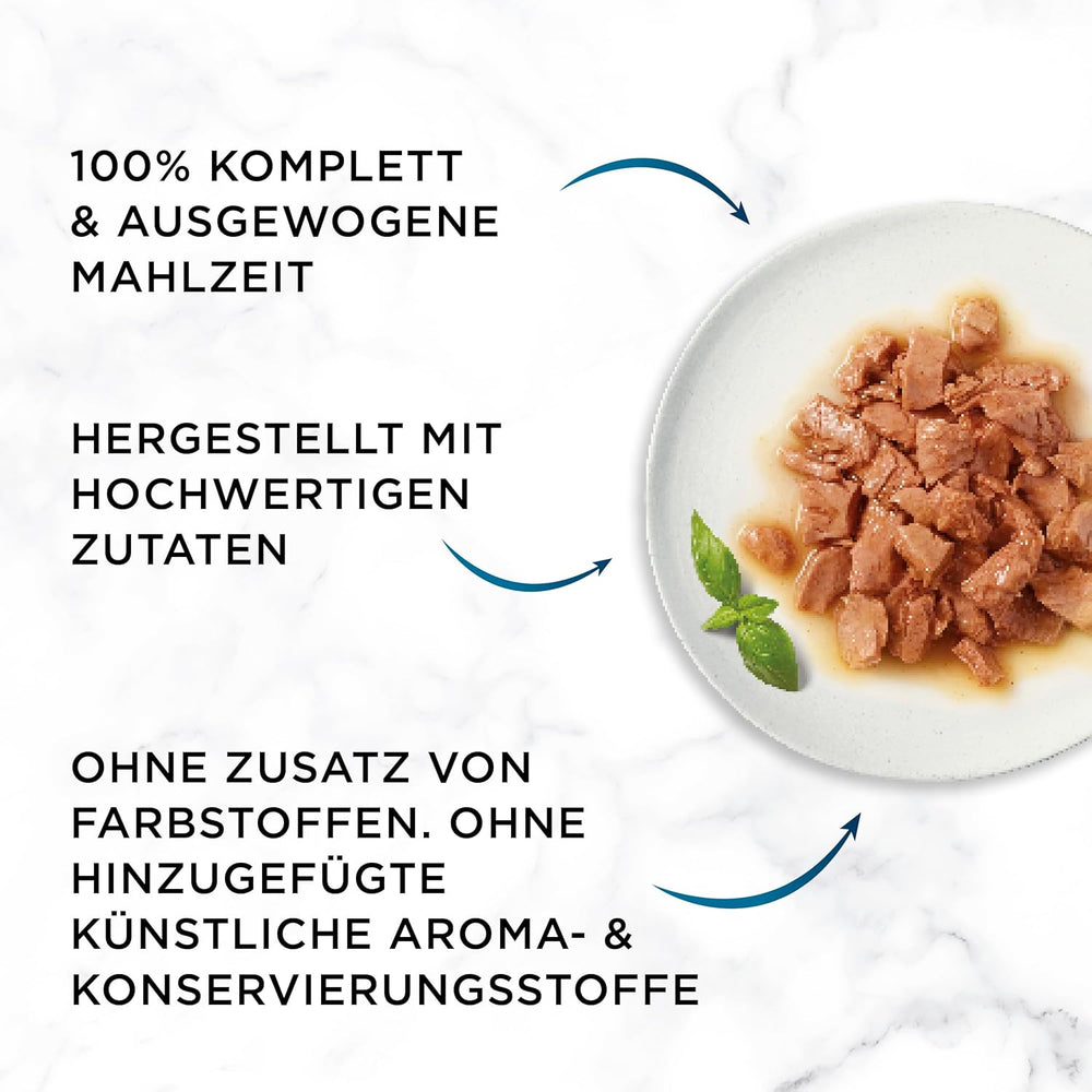 Hrană umedă pentru pisici Gourmet Perle Delight în sos cu pui, pachet de 26 (26 x 85g)