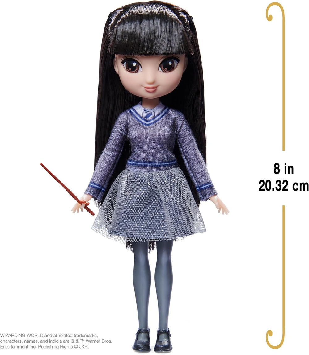 Wizarding World, Cho Chang Sammelpuppe in Harry Potter Hogwarts-Ravenclaw-Uniform mit Zubehör, Kinderspielzeug für Mädchen und Jungen ab 5 Jahren