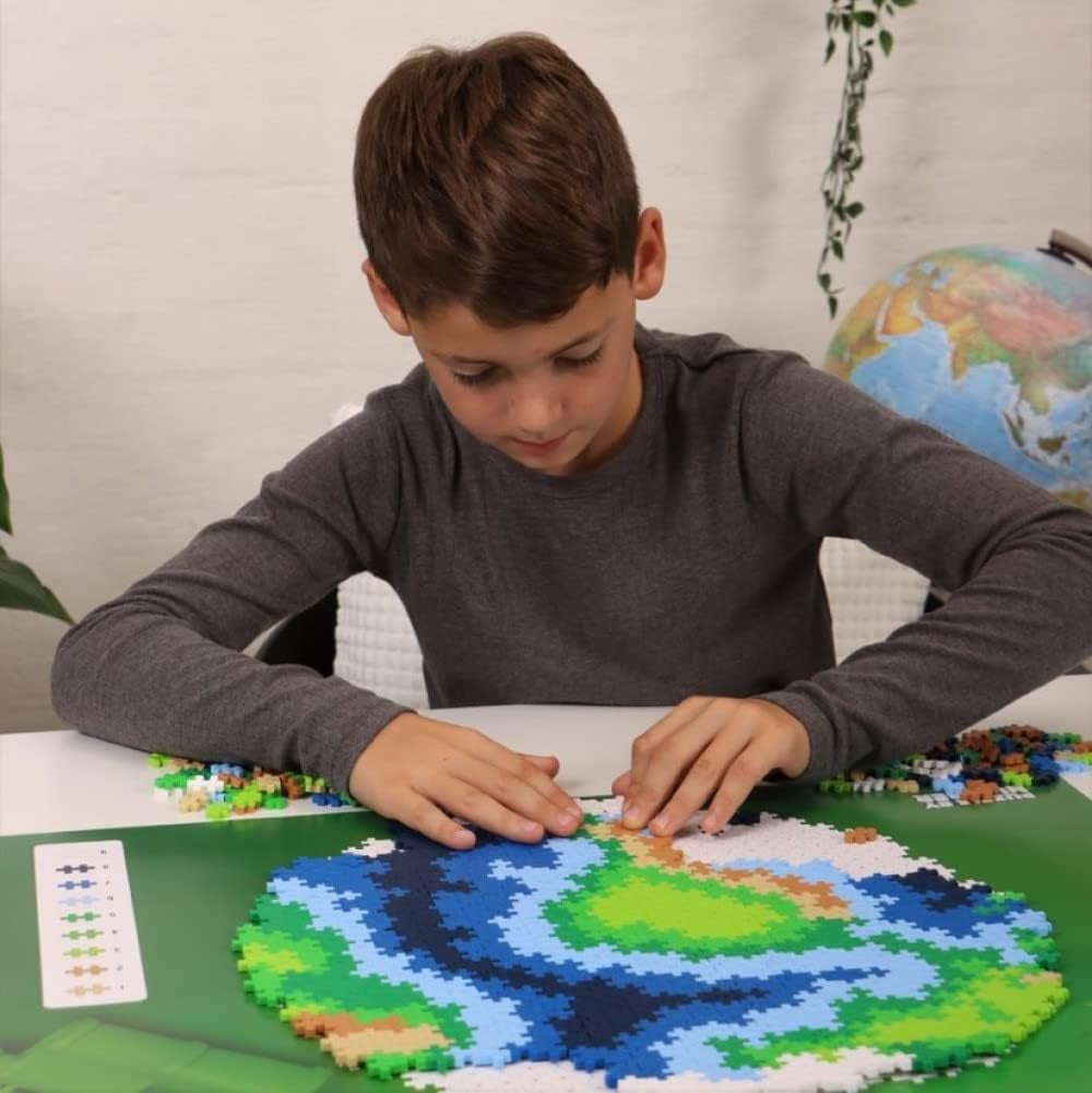 PLUS PLUS Earth Block Puzzle 800 pezzo(i) Globo, Erde