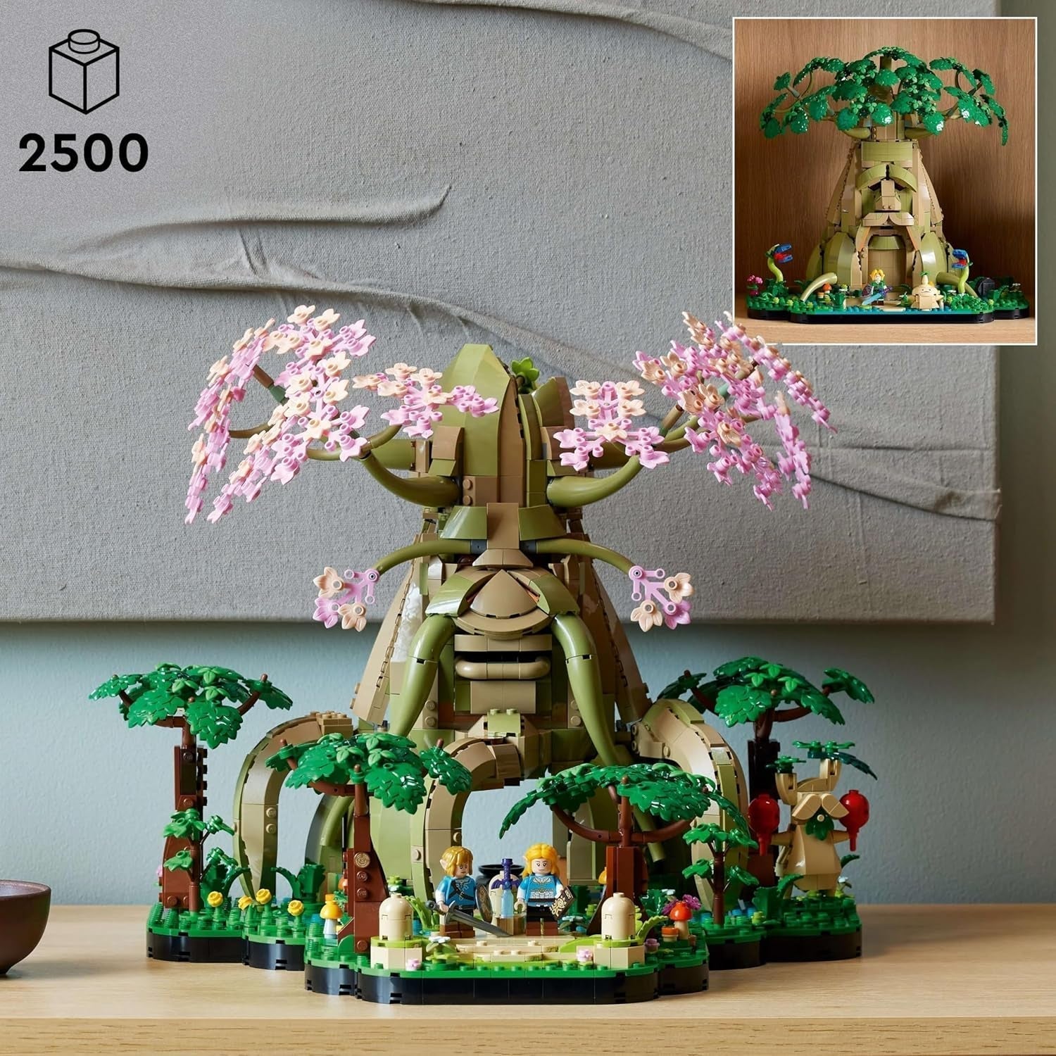 LEGO The Legend of Zelda Deku Tree 2-in-1 - pezzo da collezione con le minifigure della Principessa Zelda e 3 Link - set da costruzione per adulti e idea regalo per gli appassionati di videogiochi - 77092 Set da costruzione Besuche den LEGO-Store