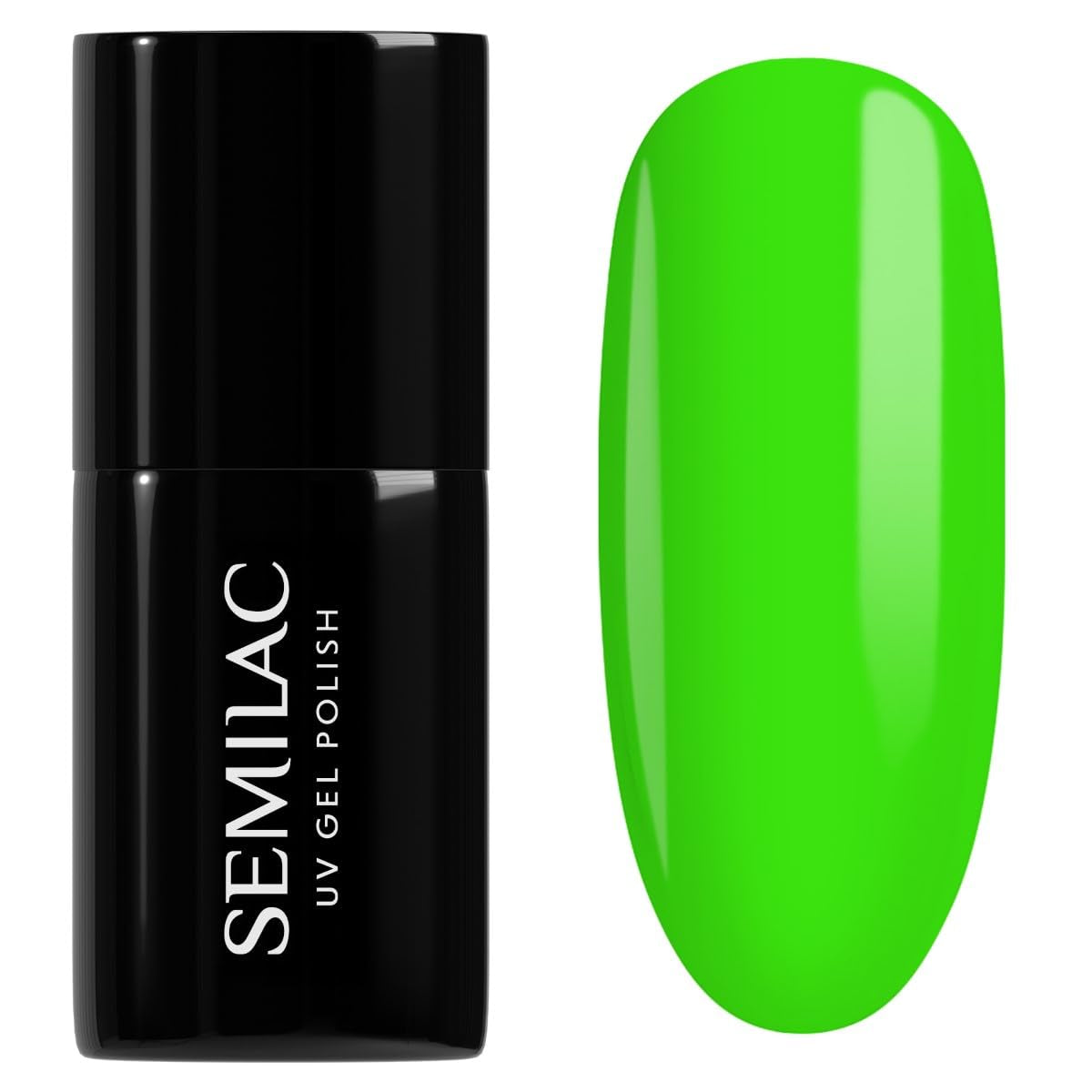 Smalto UV Semilac Hybrid 447 Loco Lime 7ml Collezione Neonz