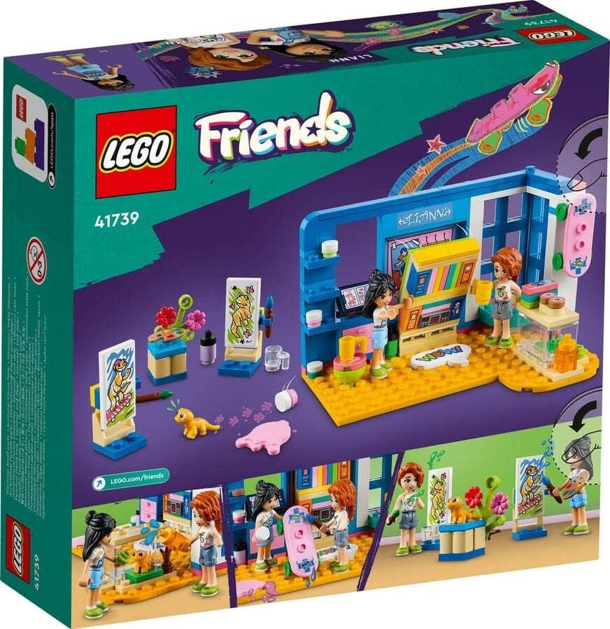 LEGO 41739 Friends Camera lui Liann, mini jucărie cu tematică artistică, cadou mic de colecție cu mini păpuși Liann, Autumn și Pet din seria 2023 Seturi de constructie Besuche den LEGO-Store