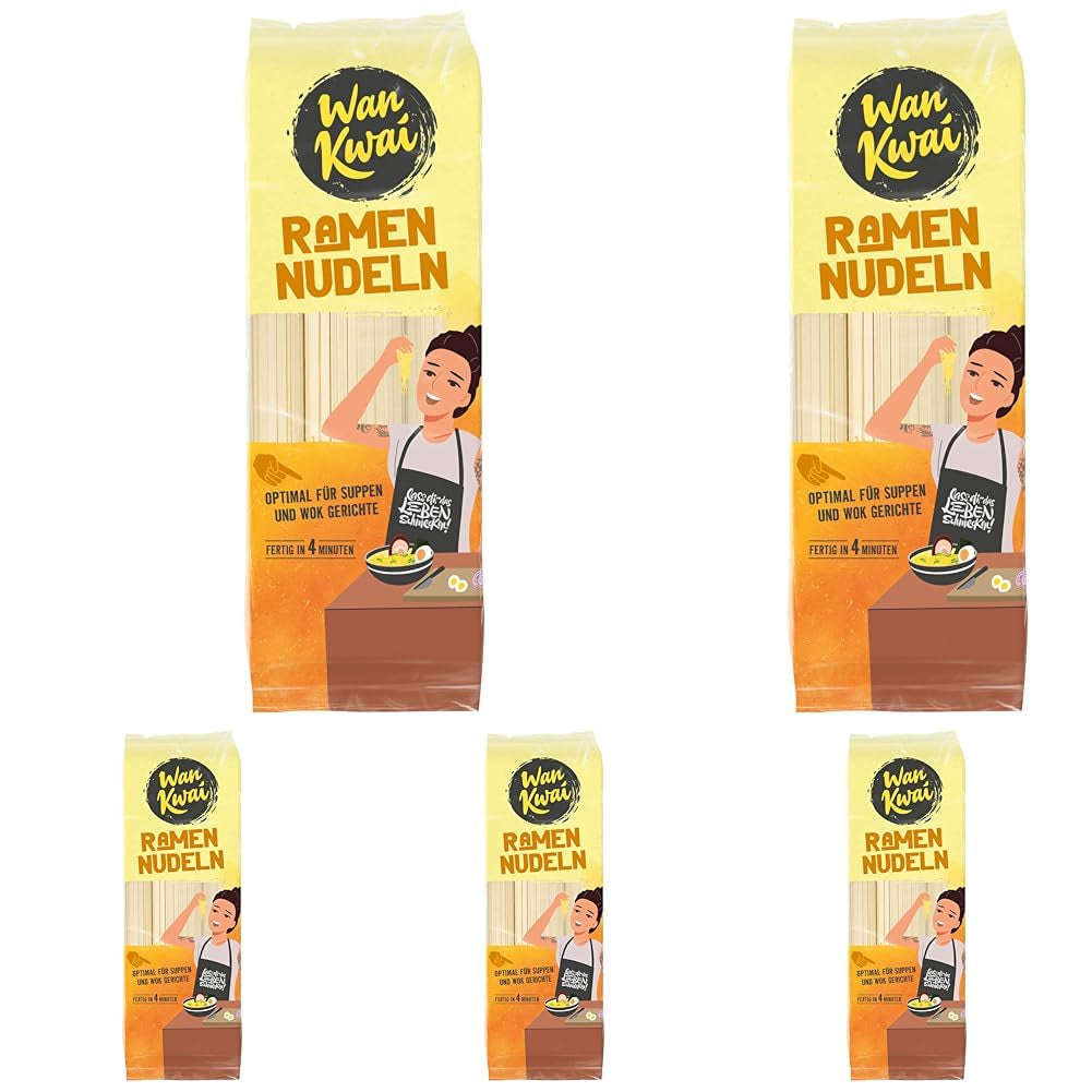 Wan Kwai Ramen Noodles 300g – Sapore autentico per la cucina asiatica. Versatile, veloce da preparare, ingredienti di alta qualità. Ideale per zuppe e piatti wok.