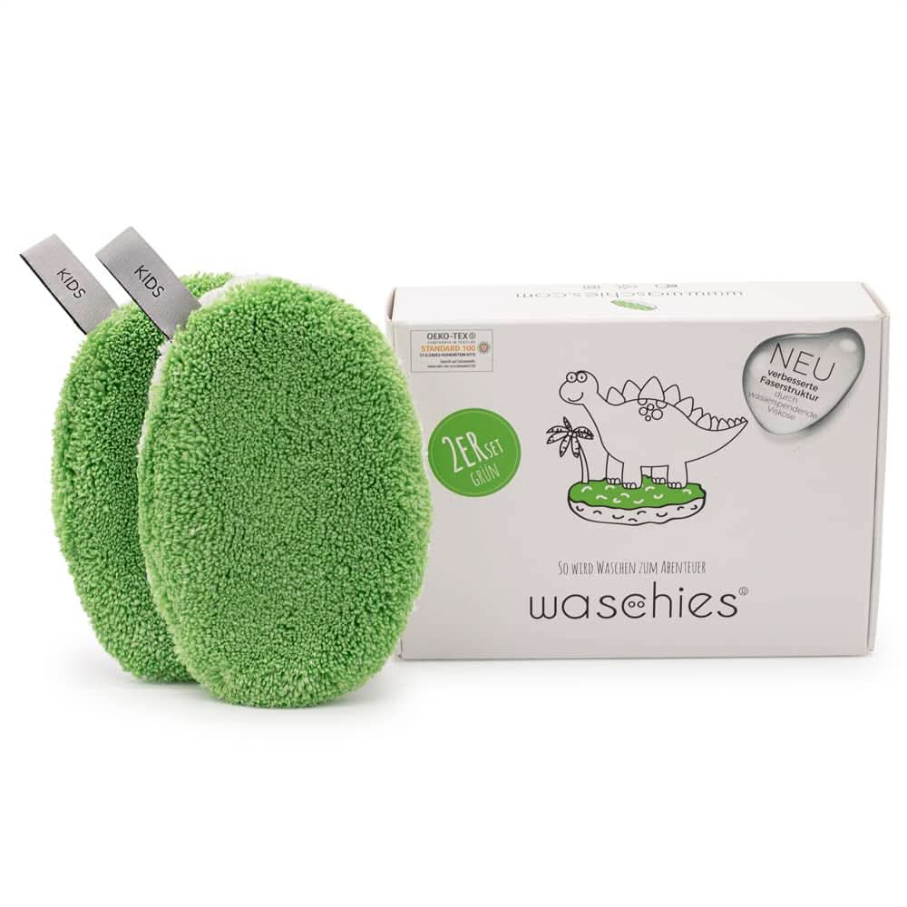Waschies KIDS assorbenti per neonati e bambini, per la pulizia solo con acqua, riutilizzabili per mamma e bambino Naty Shop