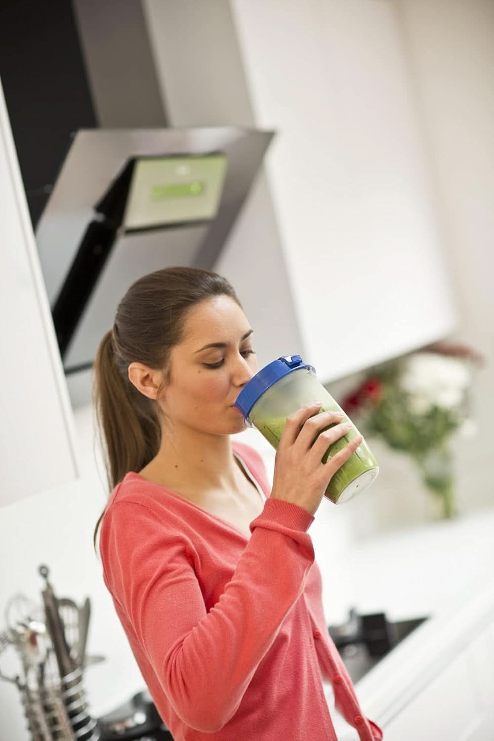 Russell Hobbs Mixer [Multifunzione - Robot da cucina] Nutriboost (Inkl. 5 Bpa-Free e Spülmaschinengeeignete Behälter + Deckel, 22.000 U/Min, 0.9 Ps-Motor) Elektrischer, Smoothie-Maker 23180-56 Kitchen Naty Shop