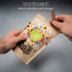 100 g di semi di fiori di campo per un pascolo di api colorato - Miscela di semi di fiori di campo vibranti e ricchi di nettare per api e farfalle (include eBook GRATUITO)