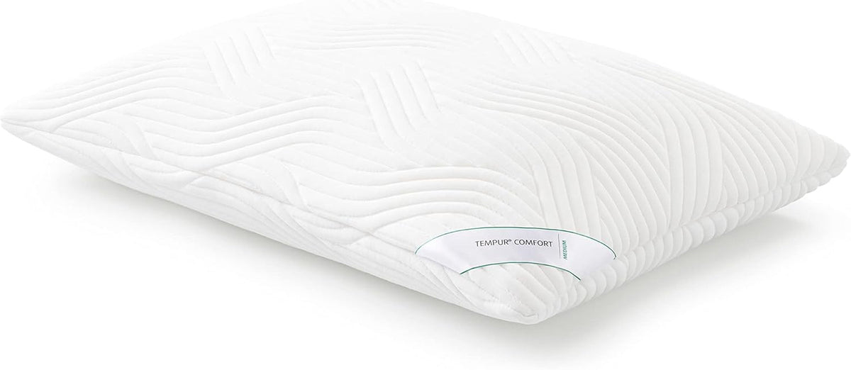 Pernă de dormit TEMPUR Comfort Medium, Pernă clasică pentru toate pozițiile de dormit, Husă lavabilă, OEKO-TEX MADE in GREEN, Fermitate medie, 40 X 80 Cm Perne standard Naty Shop Titlu implicit