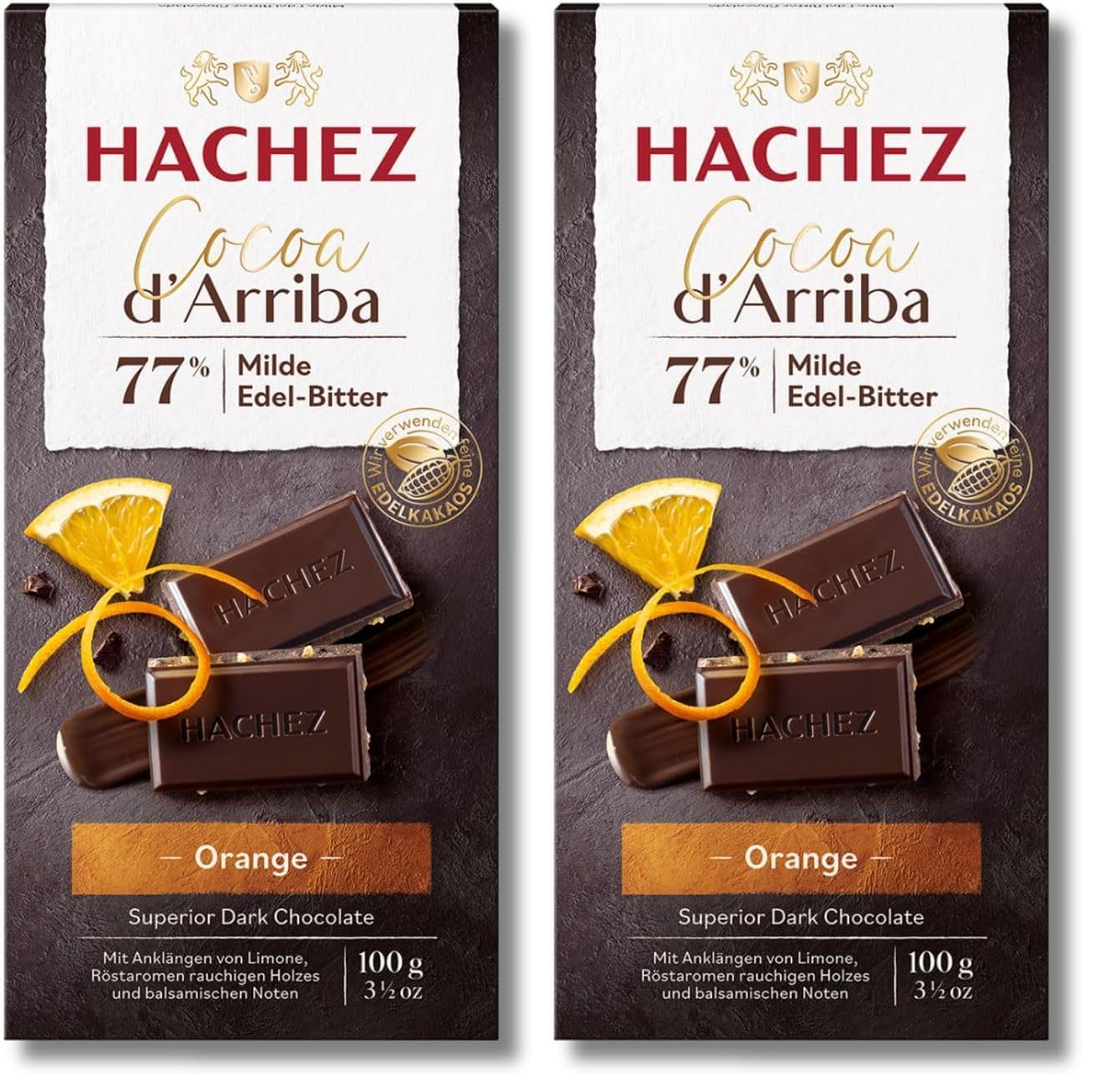 Barretta al cacao Hachez - Barretta al cacao d'Arriba Mango (1x 100 g)