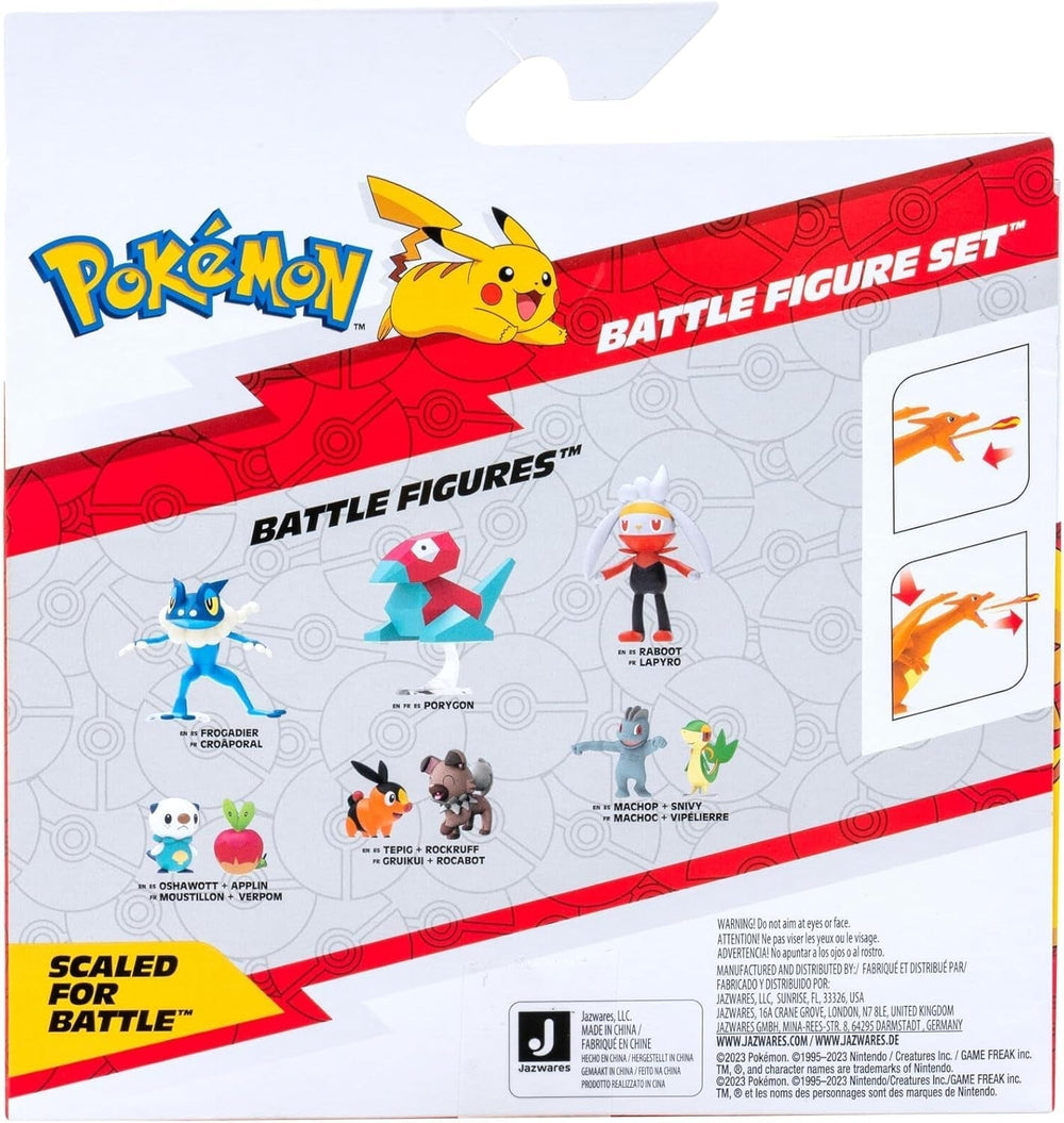 Pokémon PKW3459 - Battle Figure Pack - Glurak & Pikachu, Glurak mobile con Pikachu Action figures Naty Shop