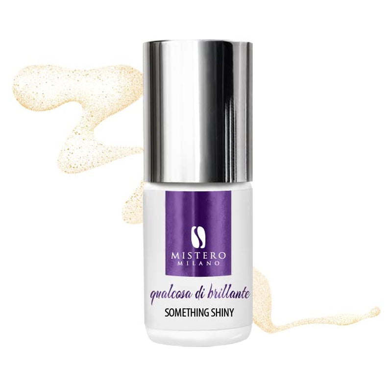 Mistero Milano Smalto per unghie UV glitterato - Smalto per unghie LED - Ibrido glitterato - Copertura totale - 7ml Nella notte oscura