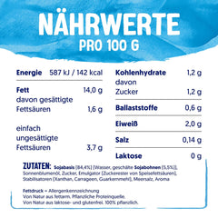 Alpro Cooking Soya – Crema vegana Kochcreme aus Soya dal gusto neutro per piatti caldi e freddi – 15 x 250 ml