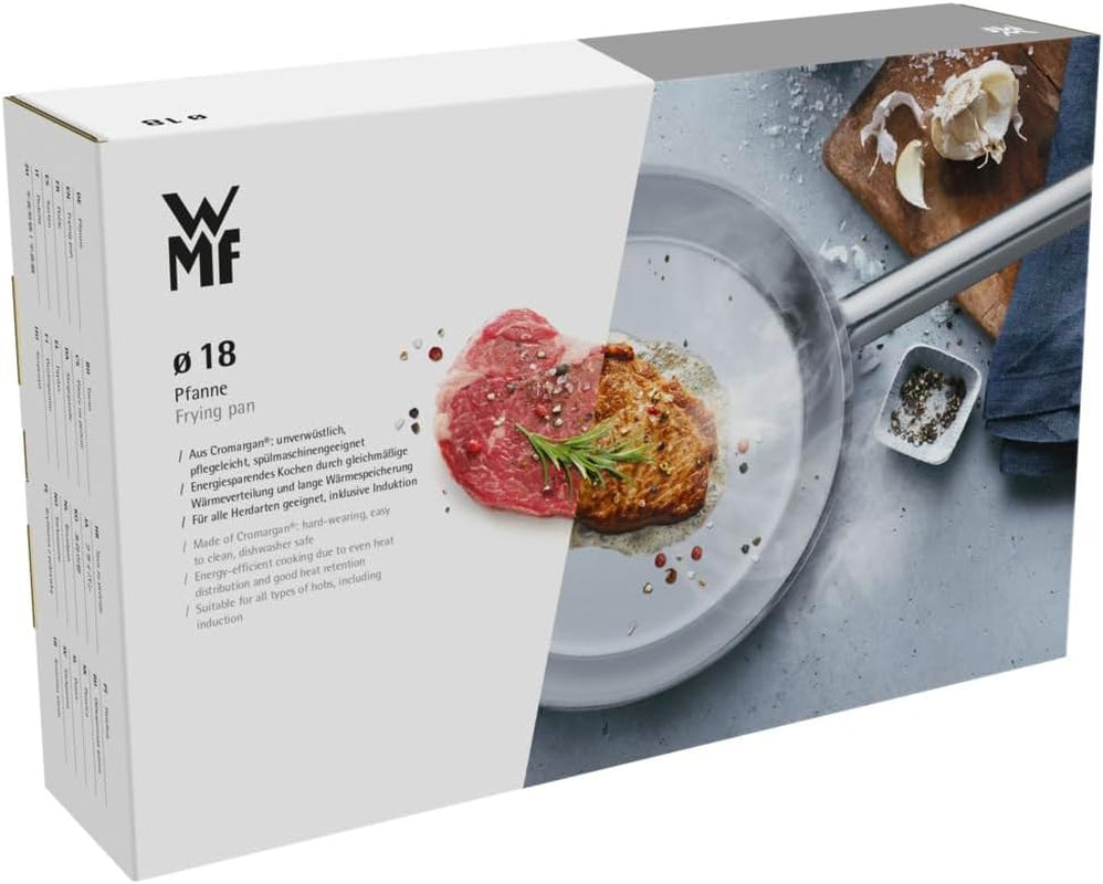 WMF Mini padella piccola con coperchio 18 cm, Cromargan in acciaio inox lucido, induzione Pentole e Padelle Naty Shop