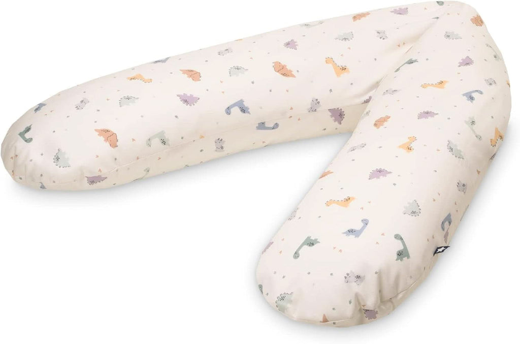 Julius Zöllner pernă de alăptare din jersey aprox. 190 cm | umplutură 42 litri microperle Eps | Fabricat în Germania | capac din jersey 100% bumbac Accesorii Hrana si Alaptare Bebe Naty Shop Dinozauri mici