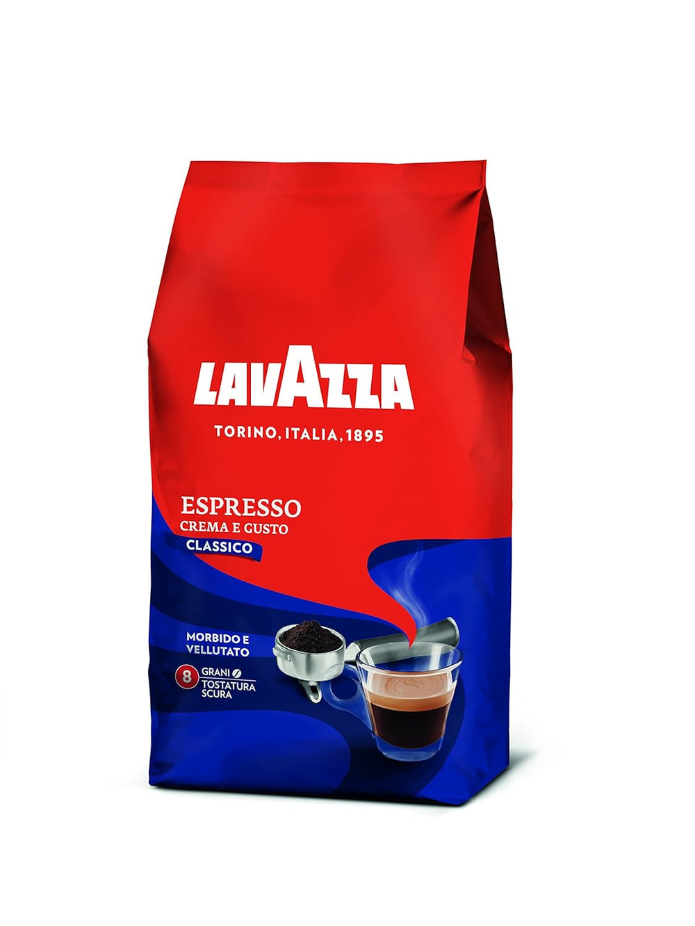 Lavazza Kaffeebohnen Crema e Gusto Espresso Classico (1 kg)