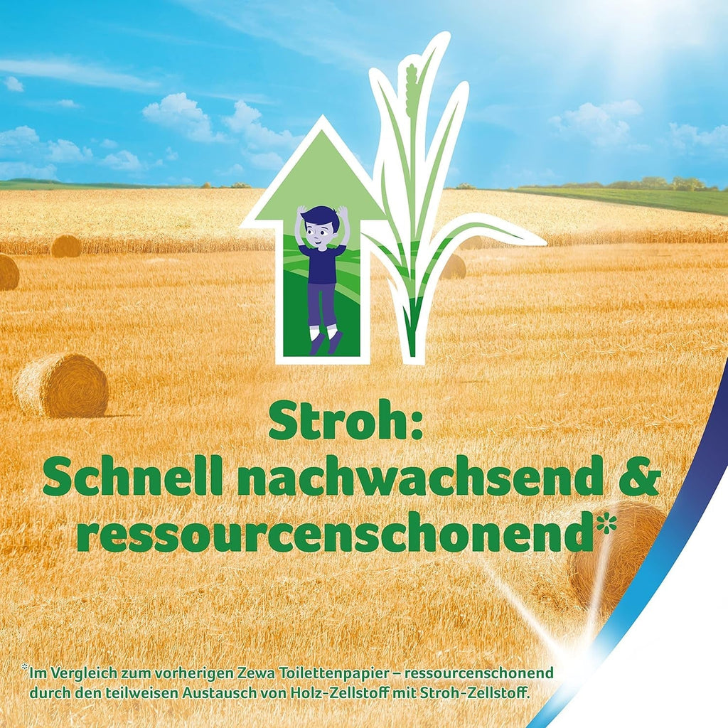 Zewa Proven - 48 role - Prima hârtie igienică cu conținut de paie - 3 straturi