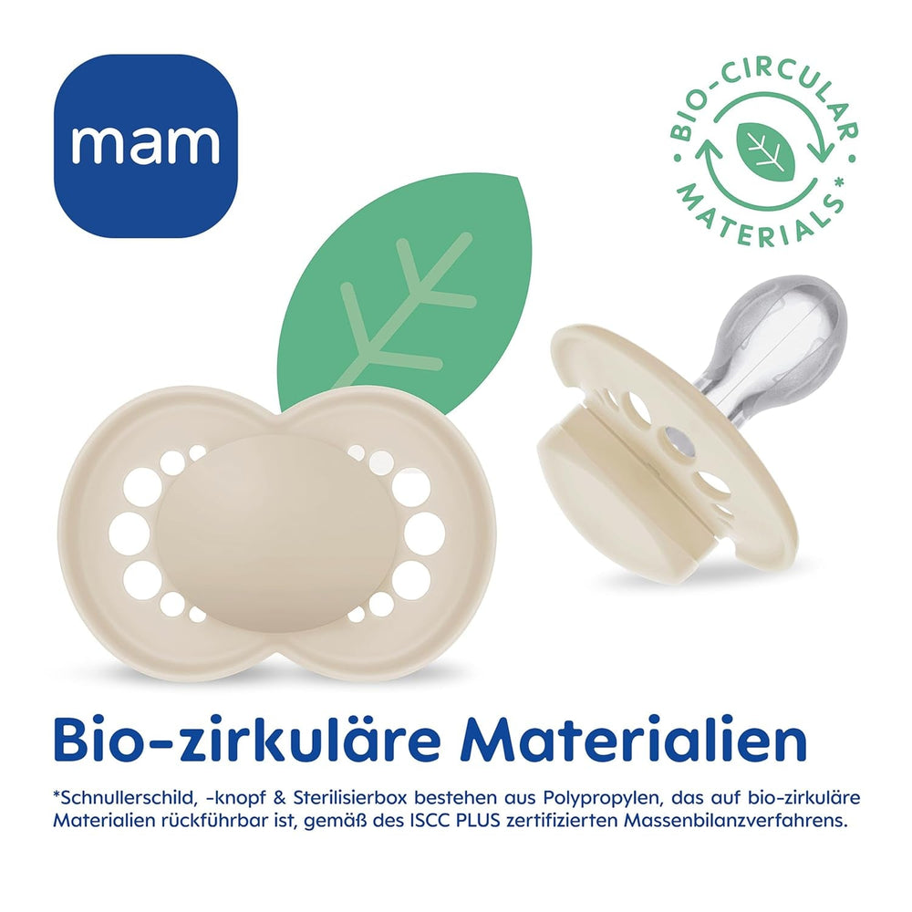 Suzete MAM Originale | 6-16 Luni | Suzete pentru bebeluși | Acceptat de 94% | Potrivit pentru alăptare | Recomandat de moașe | Prietenos cu dinții | Silicon SkinSoft | Lebădă/Delfin | Pachet de 2