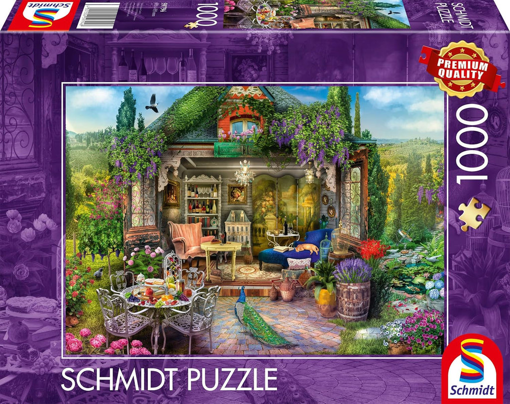 Schmidt Spiele 59794 Casă de grădină în podgorii, puzzle jigsaw 1000 piese Puzzle Naty Shop Titlu implicit