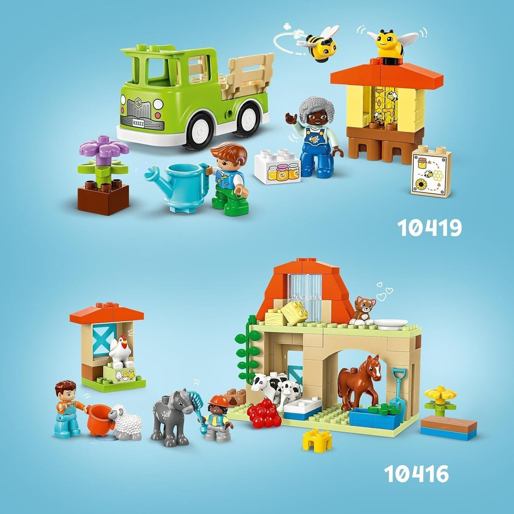 LEGO DUPLO Town Apicoltura e alveari, Giocattolo educativo per bambini con 2 personaggi e un camion mobile, Set di costruzione e ricostruzione, Giocattolo per bambini a partire da 2 anni 10419 Set di costruzione Besuche den LEGO-Store