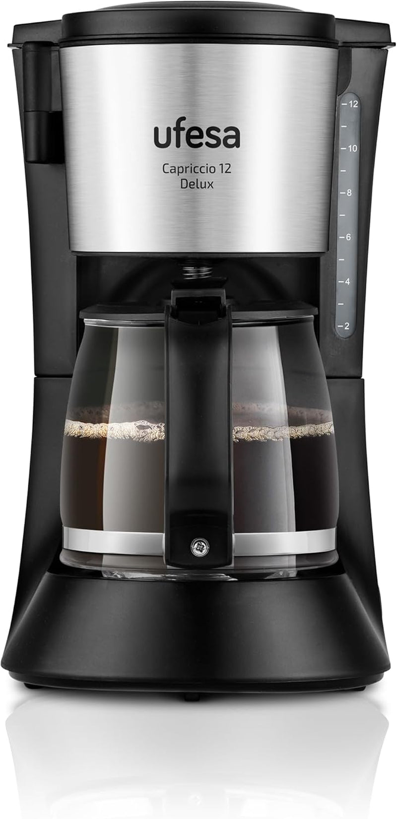 Cafetieră cu filtru Ufesa CG7114 Capriccio, 6 cești, 600W, carafă 0.6L, sistem anti-picurare, oprire automată, albastru