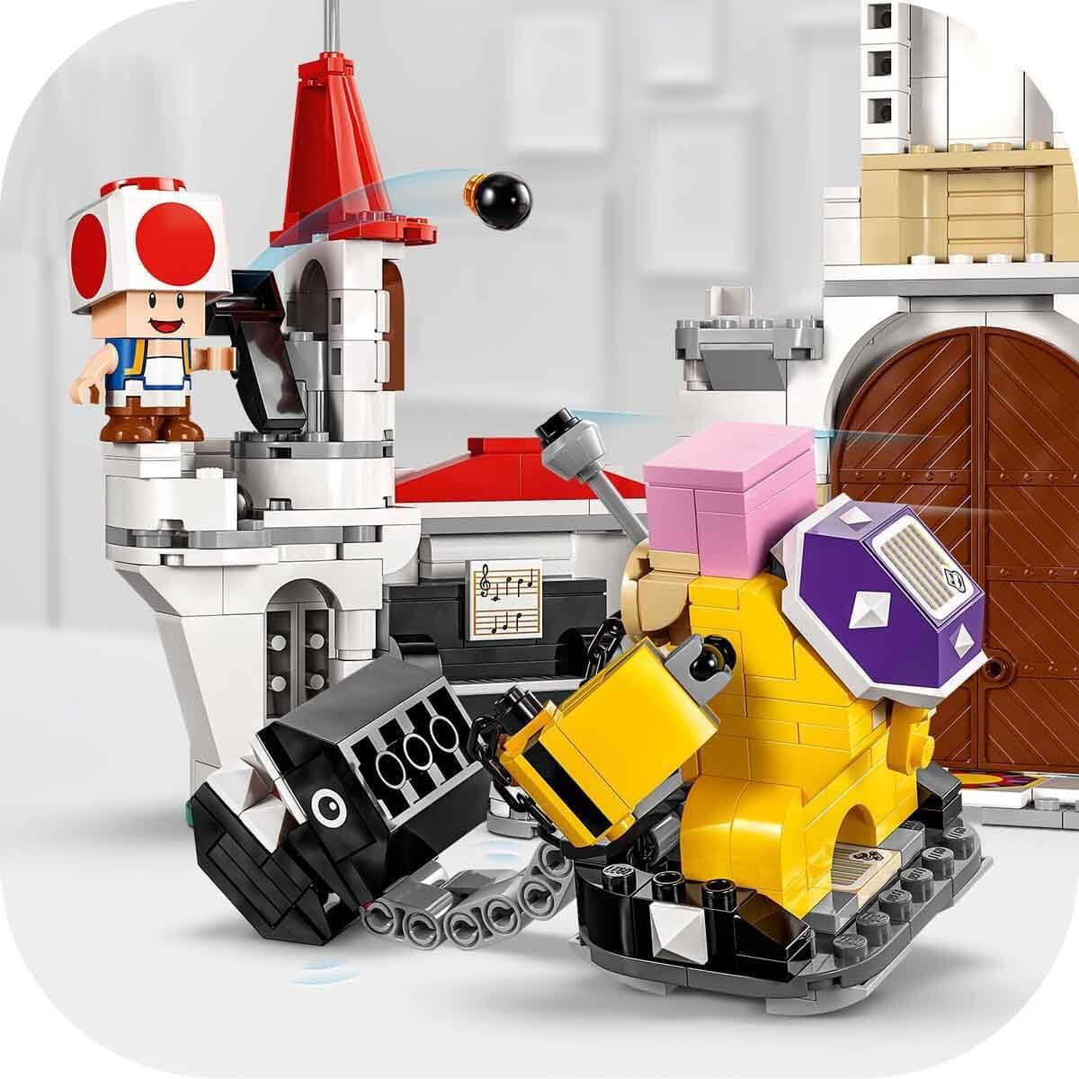 LEGO Super Mario Roy's Battle at the Mushroom Palace Adventure Set con personaggi Nintendo Regalo per ragazze, ragazzi e giocatori di 7 anni 71435 Set da costruzione Besuche den LEGO-Store