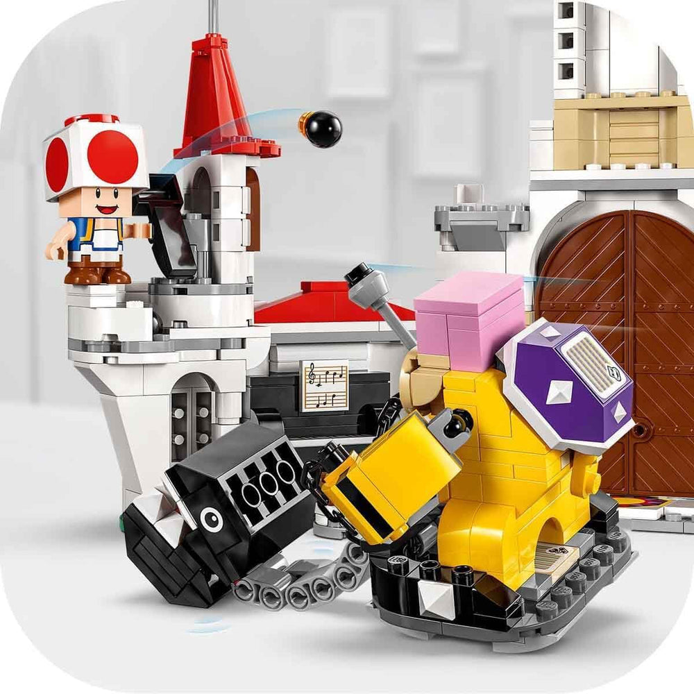 LEGO Super Mario Roy's Battle at the Mushroom Palace Adventure Set con personaggi Nintendo Regalo per ragazze, ragazzi e giocatori di 7 anni 71435 Set da costruzione Besuche den LEGO-Store