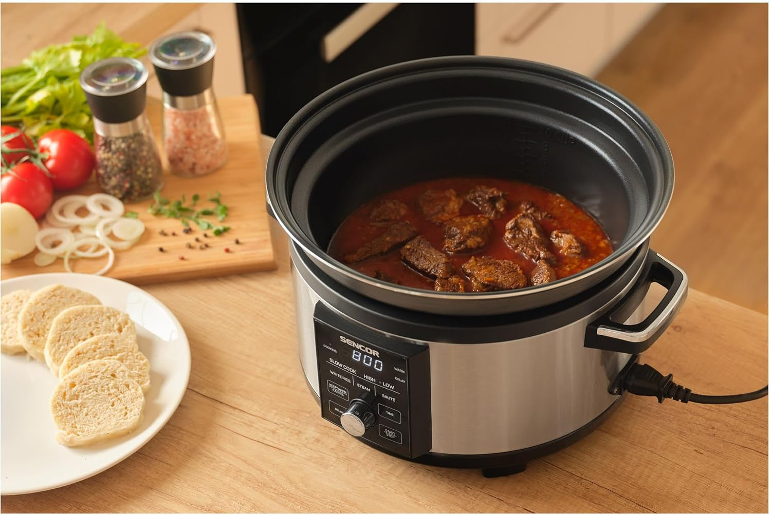 Slow Cooker SPR 5520SS SENCOR Slow Cooker Naty Shop