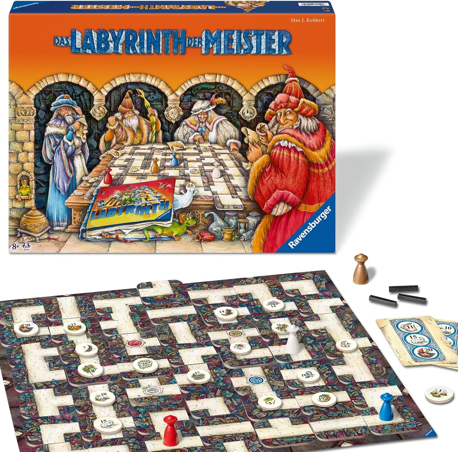 Ravensburger 22474 Maze Masters - La versione master del folle labirinto per 2-4 giocatori dai 9 anni in su
