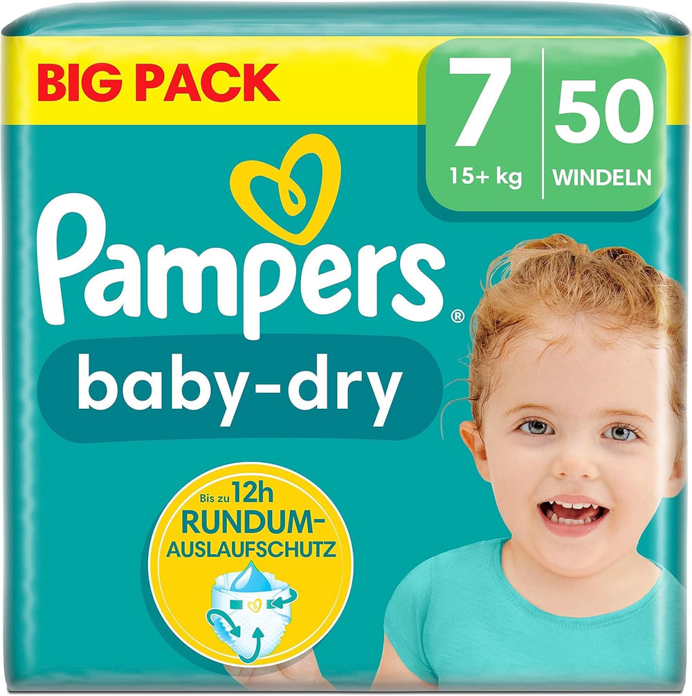 Pannolini Pampers 81657566 Pantaloni Baby-Dry, bianchi