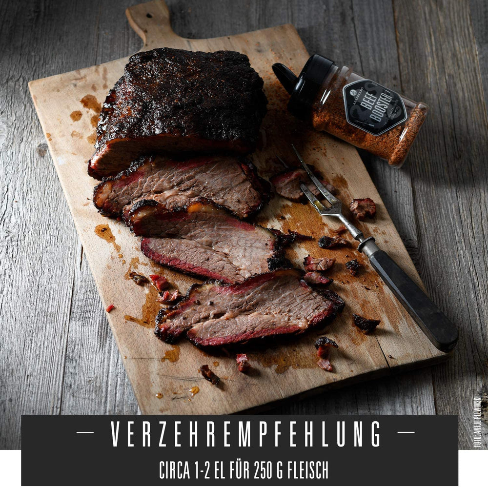 Ankerkraut Beef Booster, Rub Brisket e Bistecca Gewürz, Gewürzmischung für Fleisch, 230g in Streuer