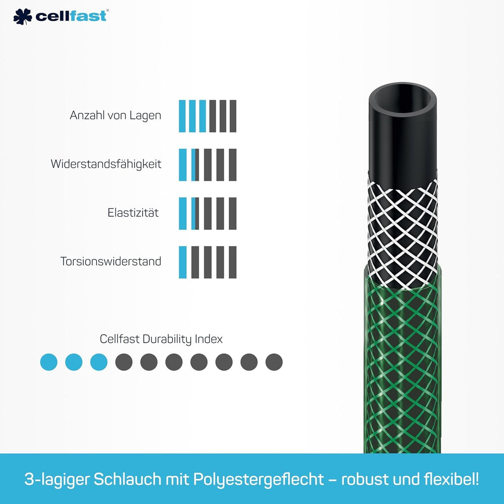 Set de aspersoare CELLFAST, aspersor de grădină, aspersor de gazon pentru flori și plante, conexiune rapidă, economic