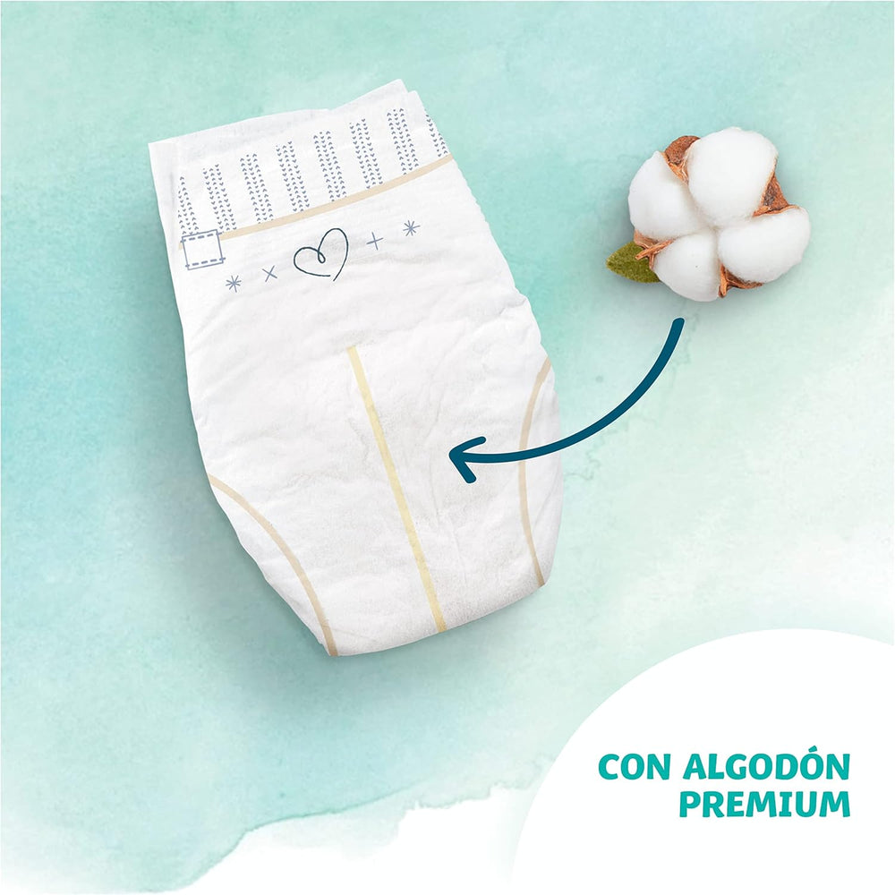 Pannolini Total Care, taglia 3, 46 pannolini, morbida protezione della pelle, con materiali di origine vegetale