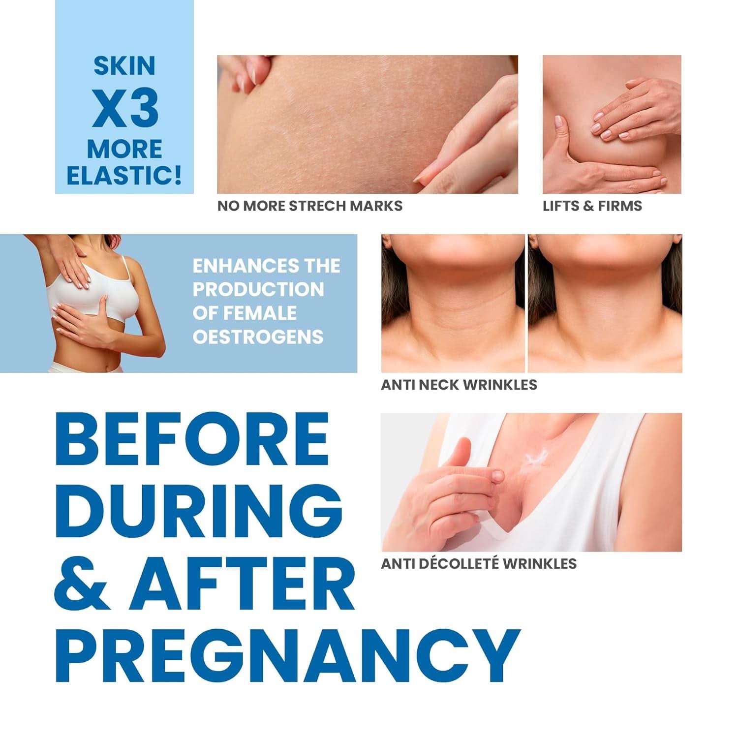 Cremă de mărire a sânilor, Forte Neck Décolleté 200 ml Naty Shop