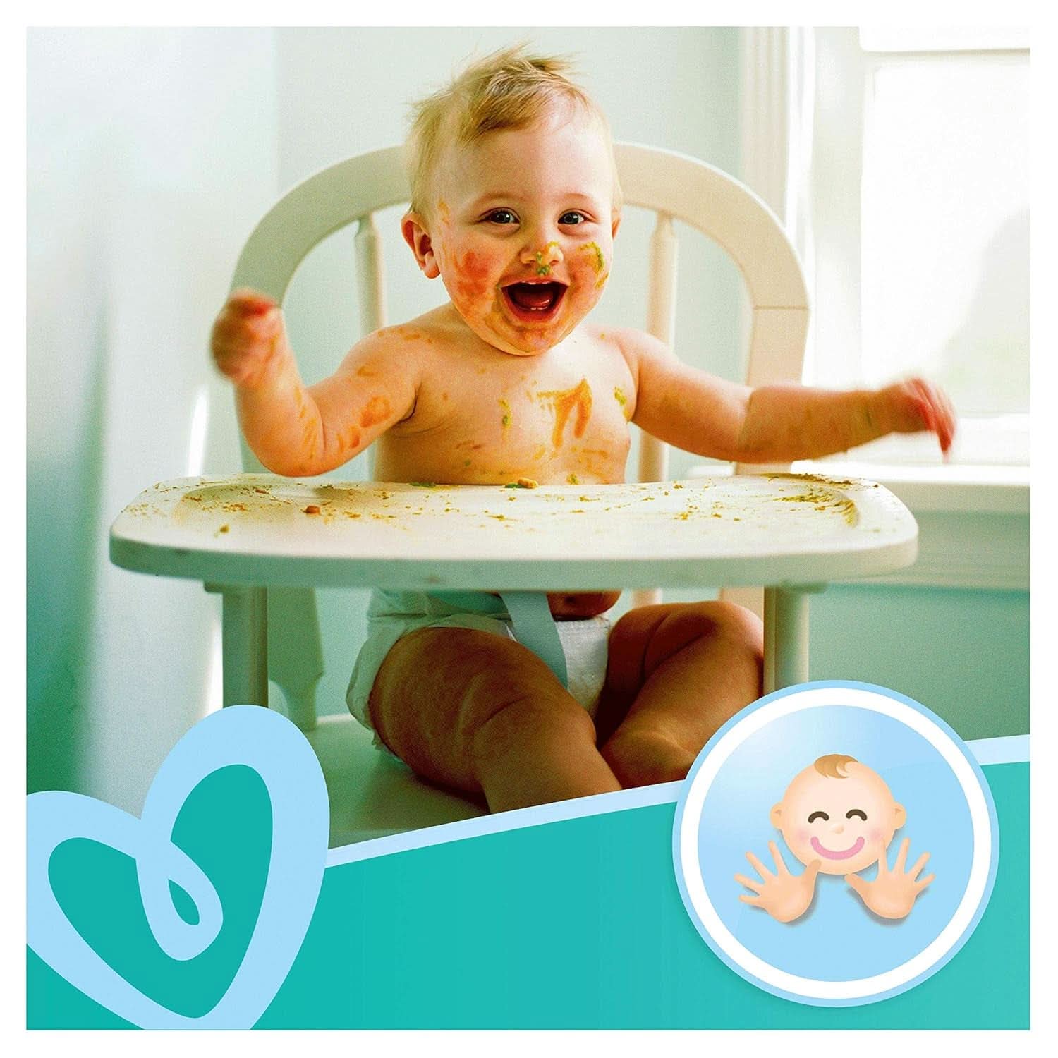 Pampers, Fresh Clean, 80 salviette Salviettine Umidificate Baby Naty Shop